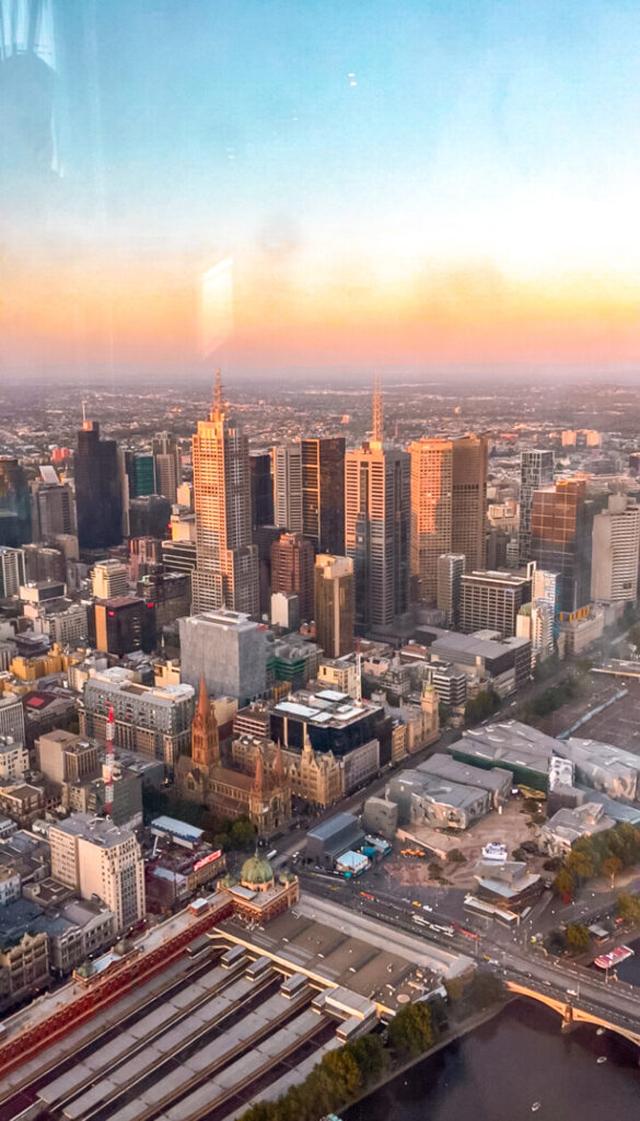 Eureka Skytower in Melbourne