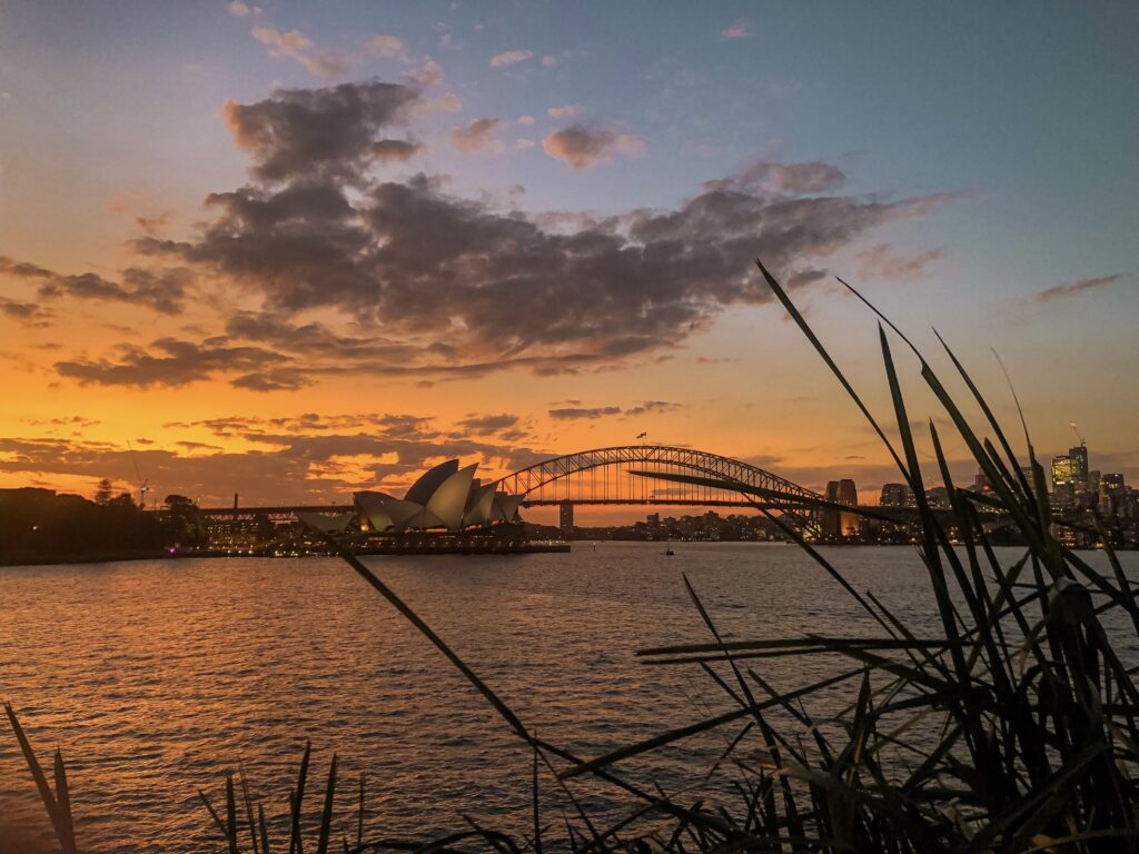 Sunset over Sydney