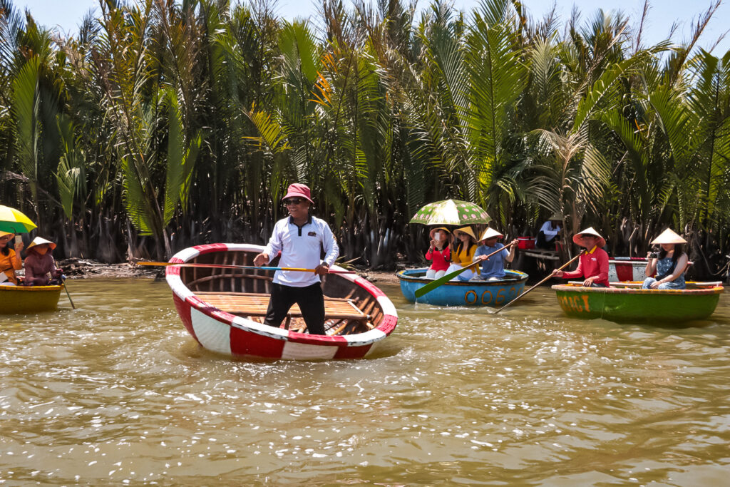 Coconut Basket Boat Tour in Hoi An