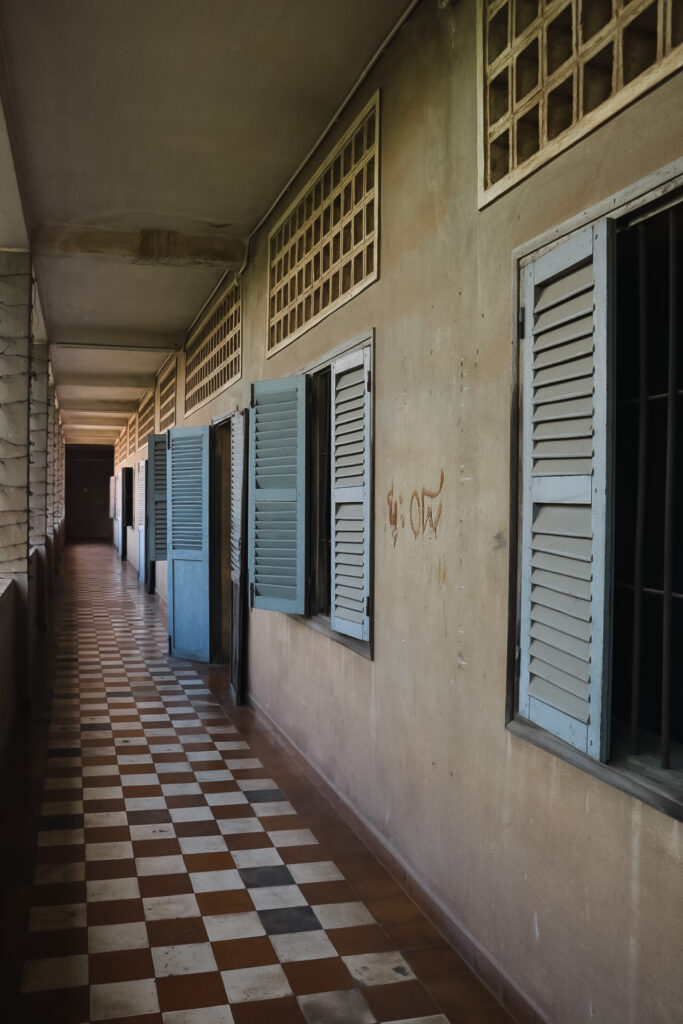 S-21 Prison in Phnom Penhm in Cambodia