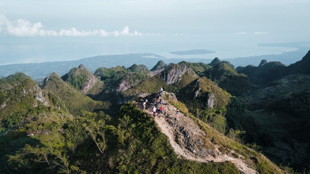 Osmena Peak in Moalboal on the Philippines