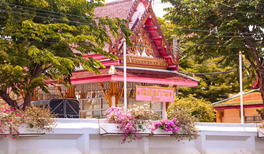 The view during the River Tour in Bangkok