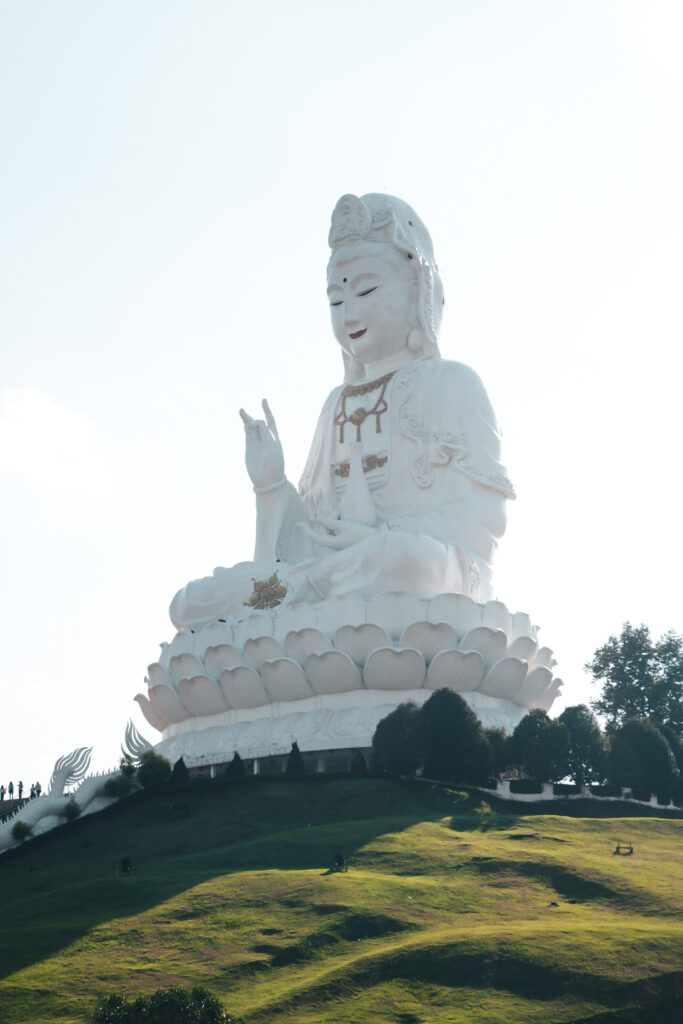Wat Huay Pla Kang in Chiang Rai in Thailand
