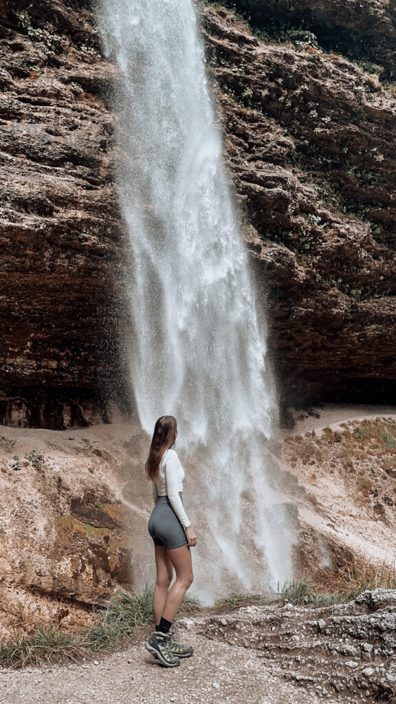 Peričnik Waterfall in Slovenia